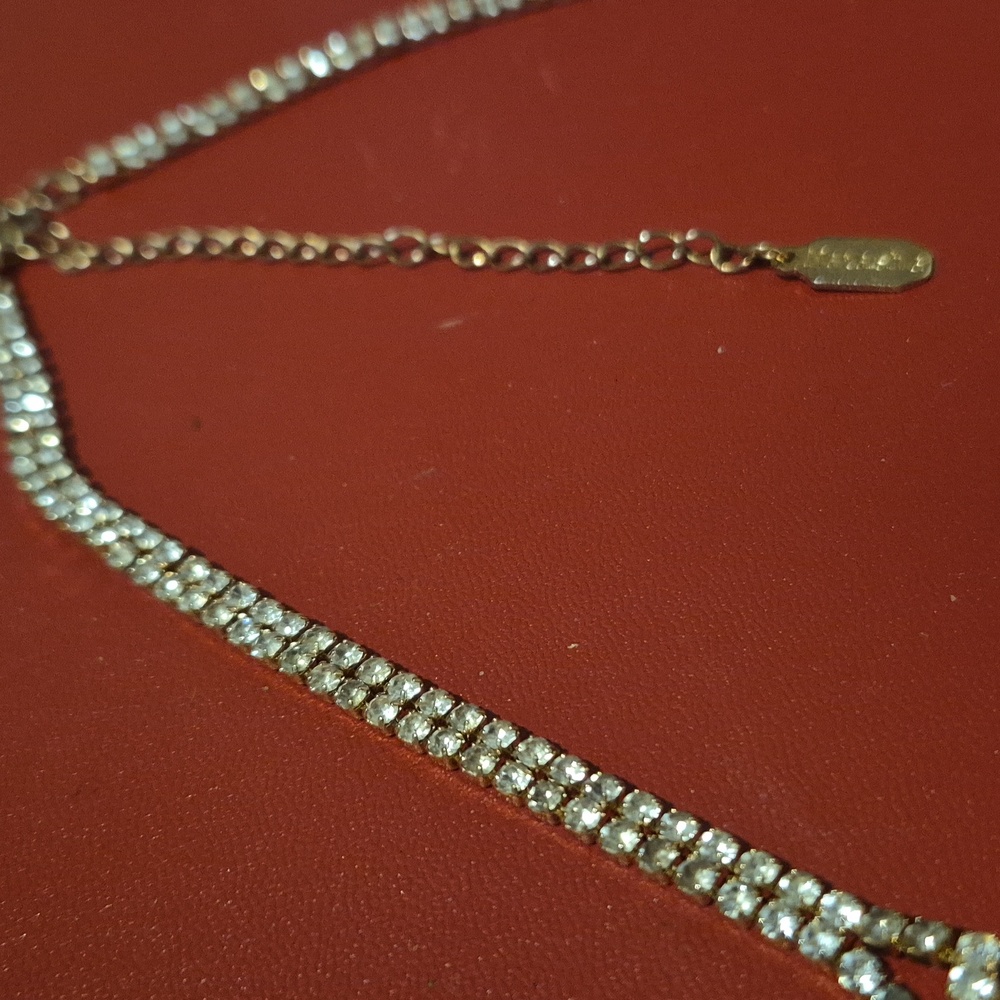 Natasha GLAMOUR Necklace Rare Find Blingy Shimmery Colorful - Picture 12 of 13